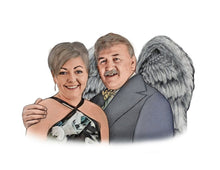 Load image into Gallery viewer, Color Portrait with Angel Wings